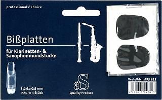 ARNOLD-SONS Bissplatten - schwarz 0,8 мм (4 штуки)