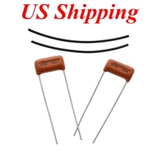 2x Guitar Bass Sprague CDE225P Orange Drop Capacitor .047uF 200v Tone Caps