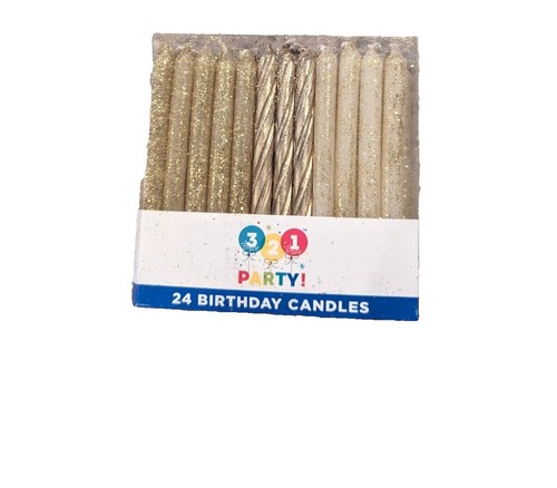 Silver Number 43 Birthday Candles - 2 Pack Cake Topper For 43rd Birthday Celebration