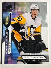 2021-22 Upper Deck Premier Rookie Jersey #146 Kasper Bjorkqvist - Pittsburgh