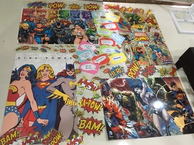 Superhero Themed Party Items 47 Posters Superhero Themed Party Items Posters