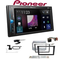 Pioneer Multimedia Autoradio Bluetooth Dab+ FüR Opel Corsa C 2000-2006 Charcoal