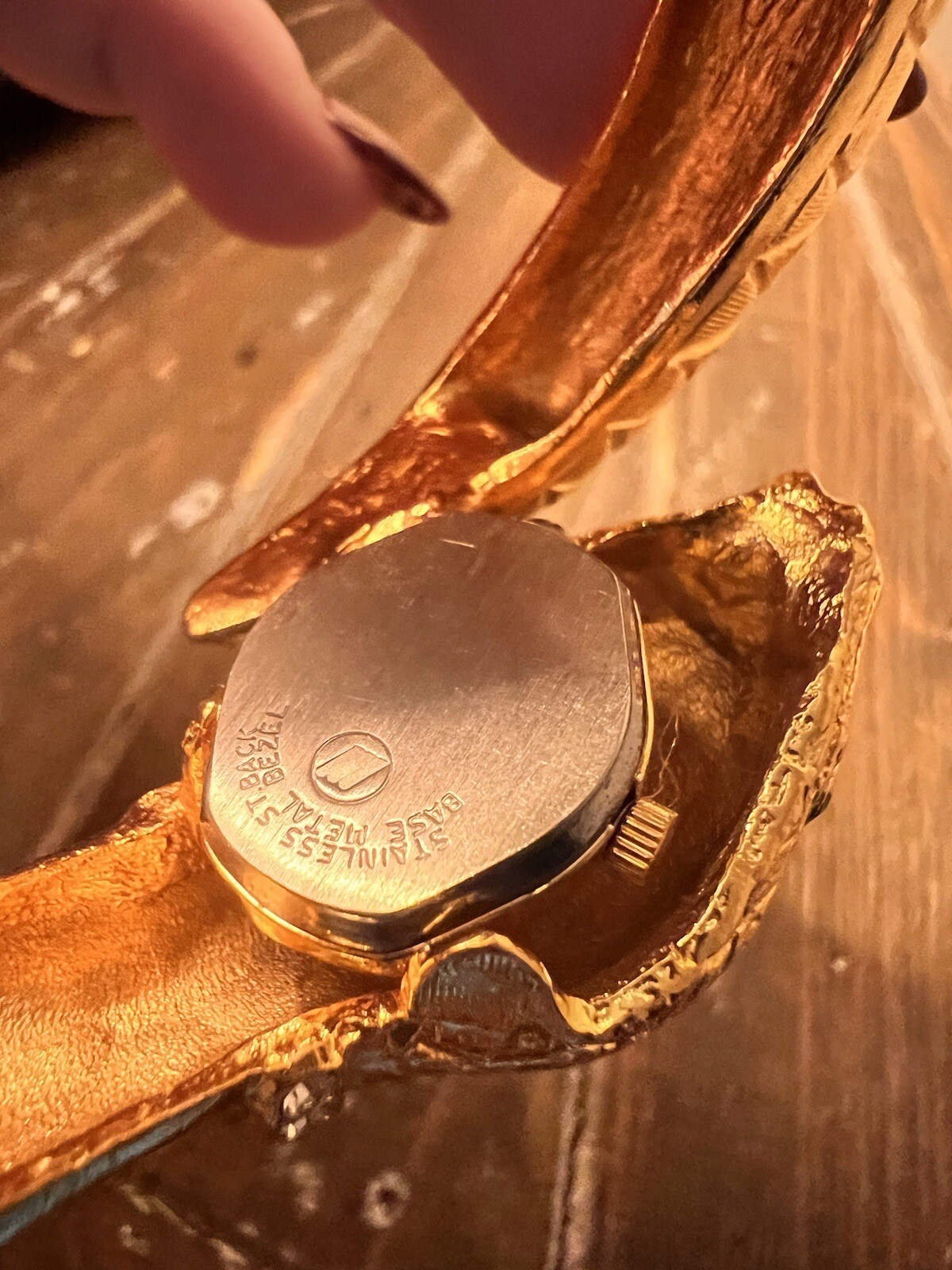 RARE VTG KJL watch Bangle - image 8