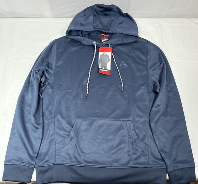 Gerry Lightweight Pullover Hoodie, Performance Stretch, Blue, Men s Medium, NEW