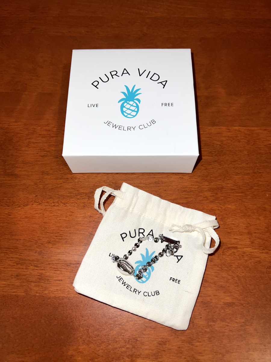 Pura Vida Jewelry Club Cowrie Shell Silver Bracelet
