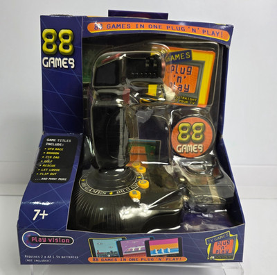 Vintage Plug & Play TV Spiel Arcade Retro Joystick - nie benutzt 88 Spiele in einem