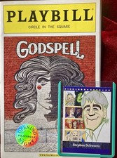 Stephen Schwartz GODSPELL Broadway Opening Night Playbill 2011, collector card.