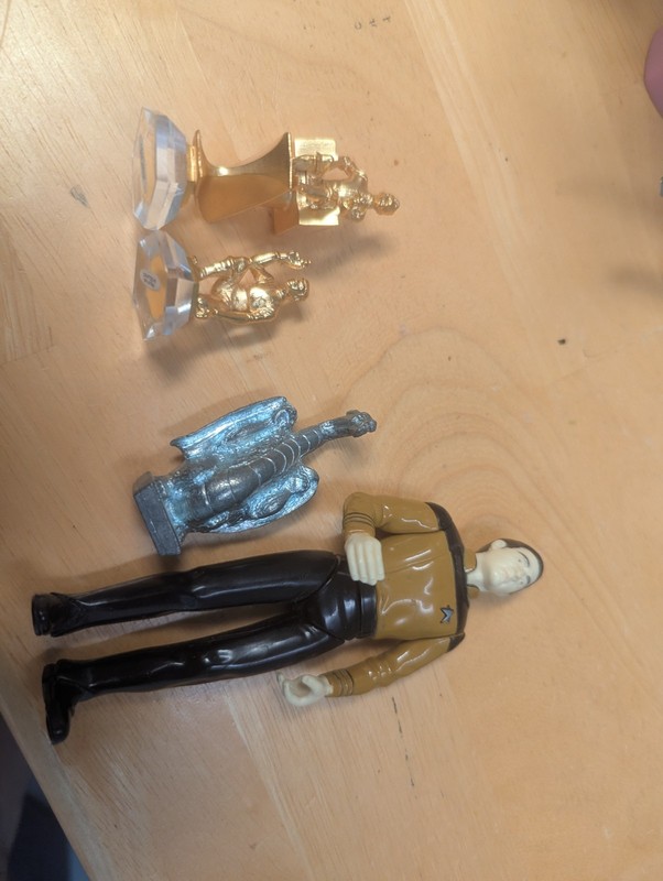 Star Trek Lot of 4 Figurines 1989 Vintage Collectible  Bonus Data action figure 