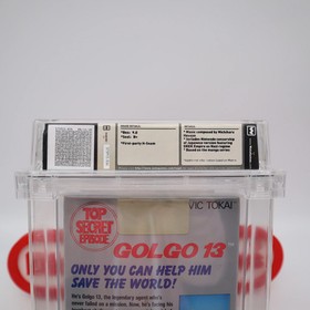 NES Nintendo TOP SECRET EPISODE: GOLGO 13 - WATA GRADED 9.0 B+! NEW & Sealed!