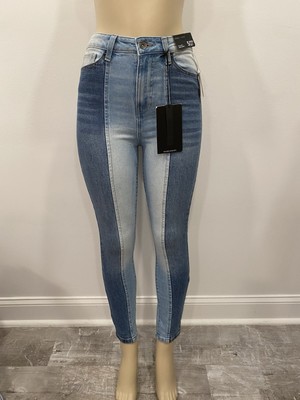 Kendall + Kylie Skinny Jeans The Ultra Skinny Babe Skinny SZ 5/27 NWT Two Toned