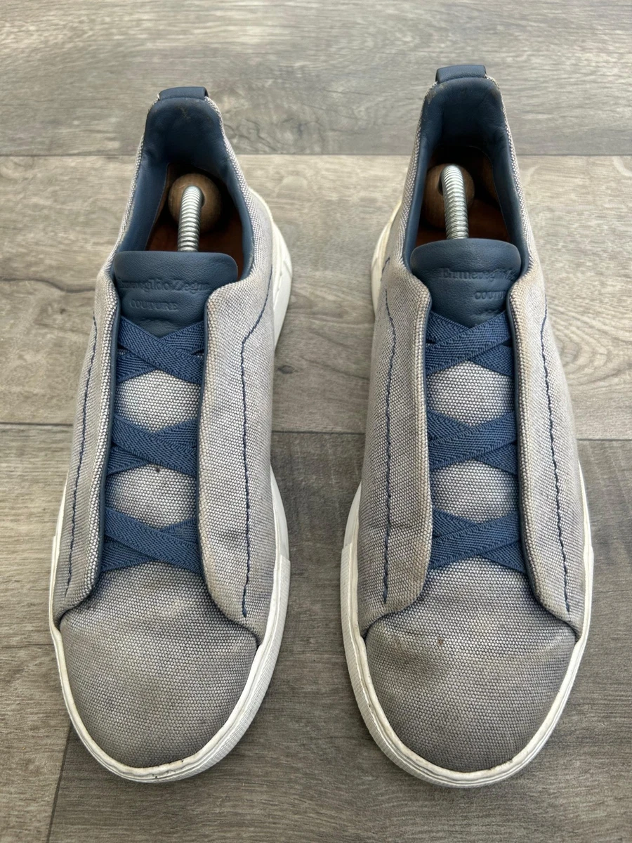 Gray Casual Shoes Ermenegildo Zegna for Men for sale | eBay display picture 3