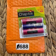 Chap-Ice Watermelon + Blue Raspberry Lip Balm 3 Pack