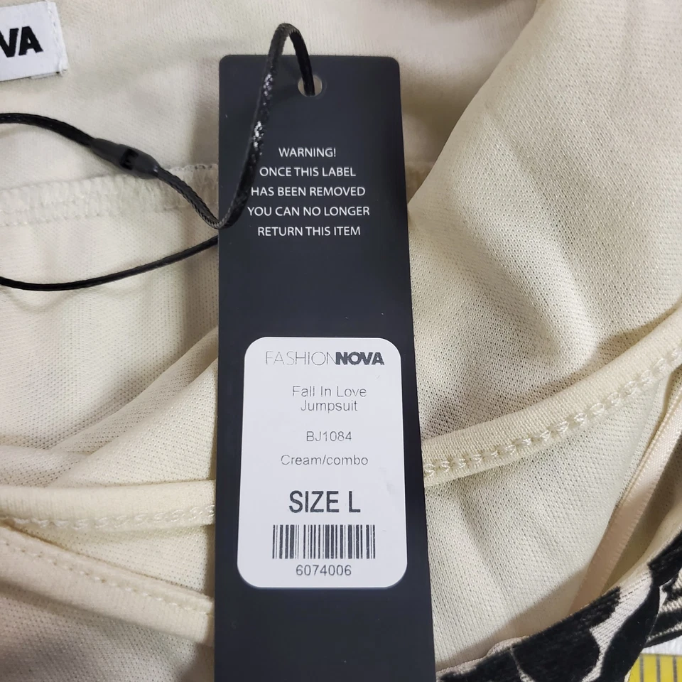 时尚 Nova 女式 Fall In Love Velvet Burnout Fairy Grunge 连身裤 L 码 — 第 4/4 张图片