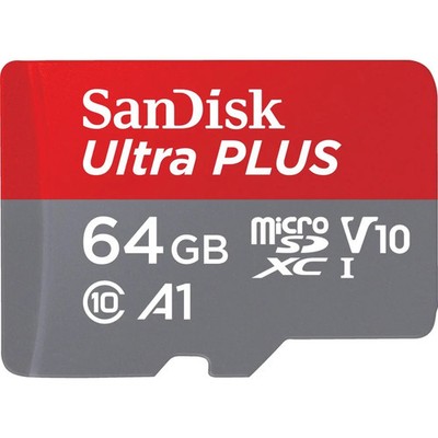 SanDisk Ultra  PLUS Speicherkarte 64 GB Micro-SDXC (Class 10)
