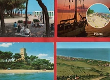PINETO - LOTTO DI 20 CARTOLINE DIVERSE-VINTAGE  VIAGGIATE -TERAMO -vedi foto