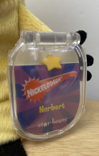 Vintage 1999 Angry Beavers Norbert Bean Bag Plush Nickelodeon Cartoon Show Tag - Bild 2 von 10