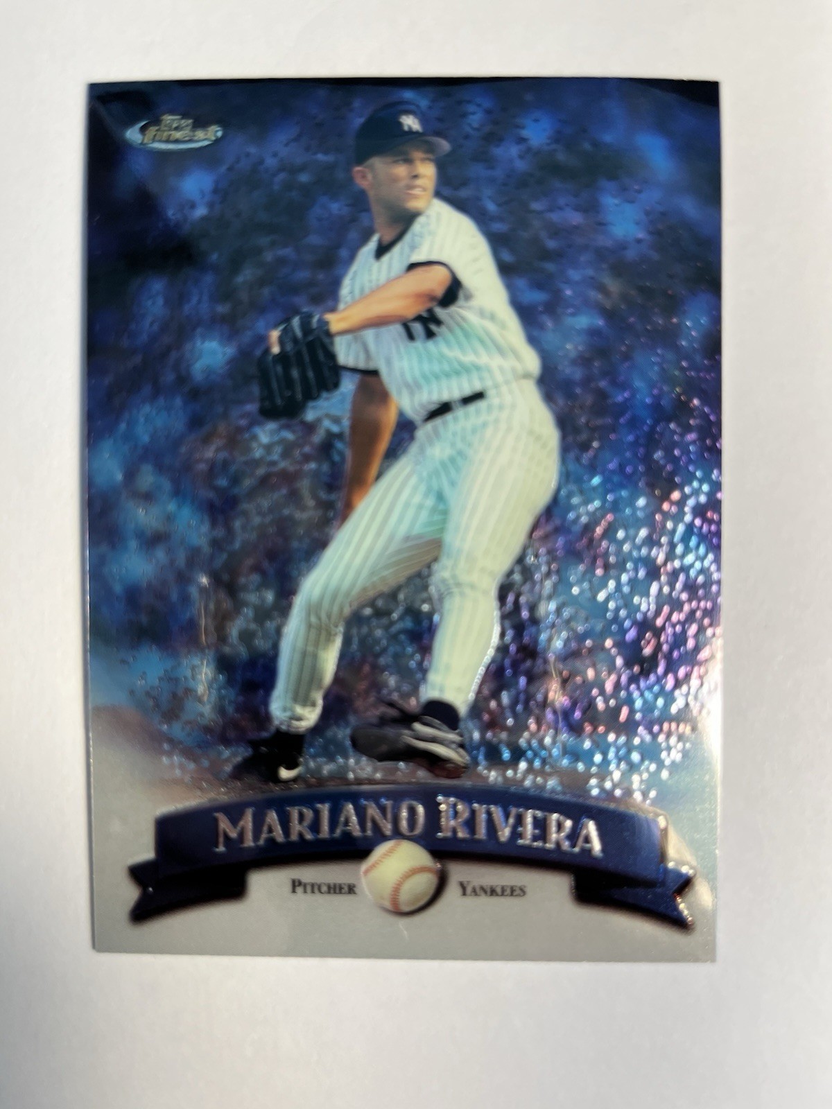 1998 Topps Finest Refractor #29 Mariano Rivera HOF‼️5 Time WS🏆MVP NYY