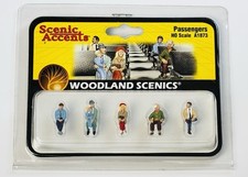 Woodland Scenics A1873 Passengers HO Scale Figures NOS 2004 Sealed