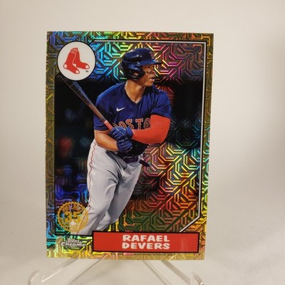 2022 Topps #T87C-23 Rafael Devers 1987 Topps Baseball 35th Anniversary Chrome