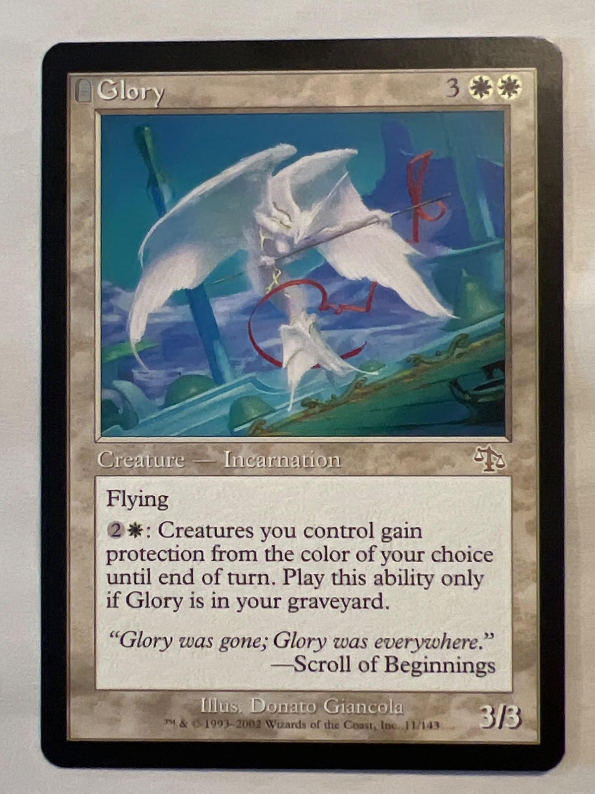 MTG - Glory - Judgment - Rare - NM/LP - Magic the Gathering