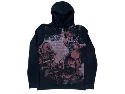 Clockhouse 2010s Gothic Hoodie Tribal rare y2k *M*