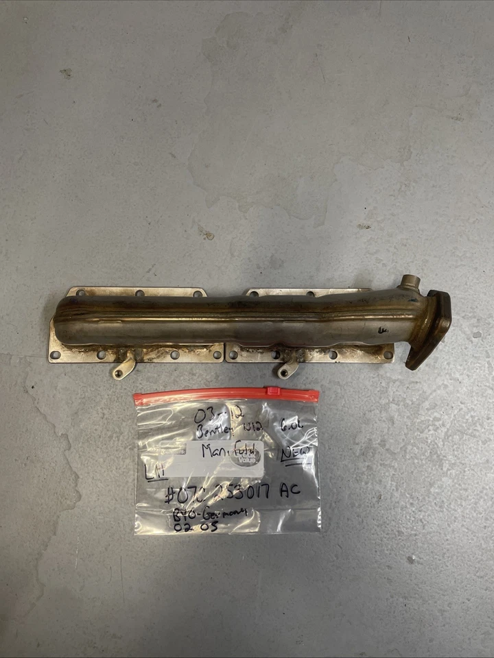 03-12 Bentley Continental GT GTC 6.0L W12 Exhaust Manifold Left 07C253017Ac OEM - Image 1 of 1