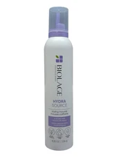 BIOLAGE Hydra Source Styling Mousse for Dry Hair Infused w/ Agave Purple 8.25oz