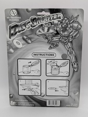 Disc Shooter Foam gun Toy Vintage RARE HOP LEE 90s NEW Sealed Mint