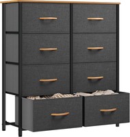 Yitahome Kommode Mit Schubladen, Schrank Mit 8 Schubladen Aus Stoff, Schrank