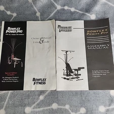 BOWFLEX Power Pro Assembly Owner's Manual Fitness Guide & Assembly Manual 