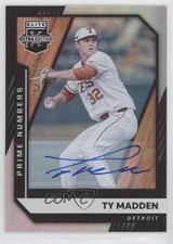 2021 Elite Extra Edition Prime Numbers A Signatures /215 Ty Madden #32 Auto 0ey7