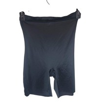 Assets by Spanx High Waisted Seamless Shapewear Shorts Black XL