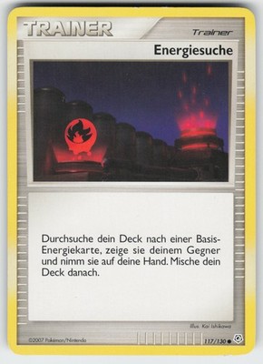 Pokémon Energiesuche 117/130 DE Common Diamant & Perl 2007