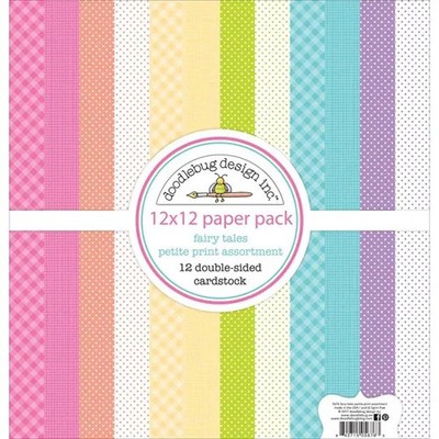 Doodlebug Papierblock Scrapbooking Karten 12x12 Märchen