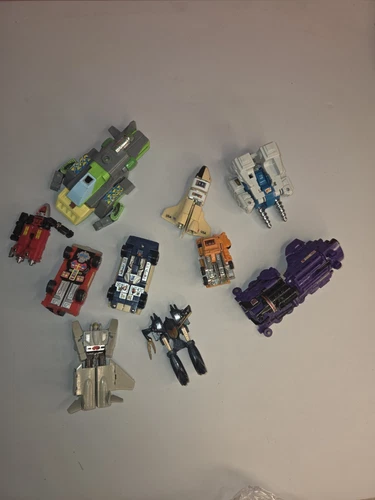 Vintage Mixed LOT Transformers Action Figure Collection - Pre-Owned