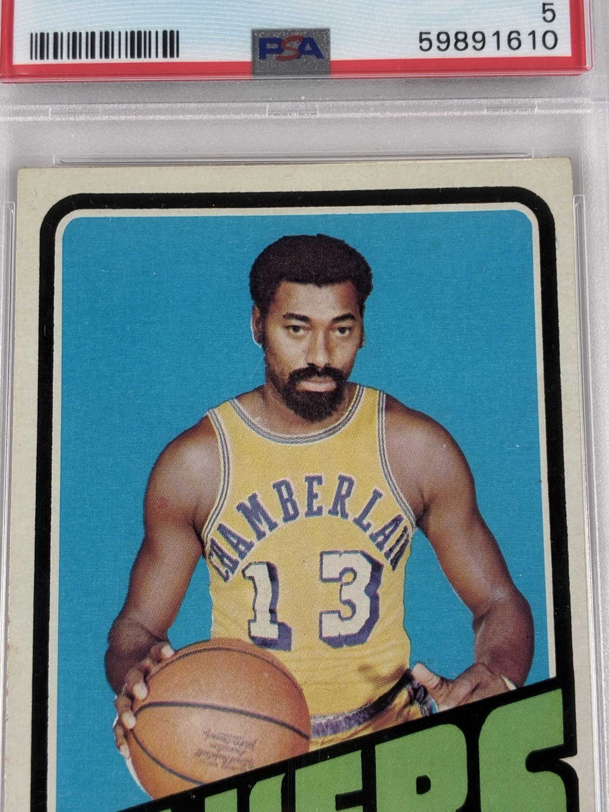 1972-73 Topps Set-Break #  1 Wilt Chamberlain PSA 5 EX NBA Vintage view 7