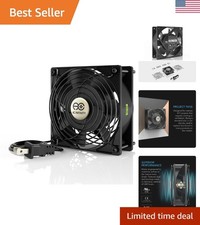 AXIAL 1238, Muffin Fan, 115V 120V AC 120mm x 38mm High Speed, for DIY Cooling...