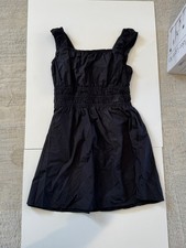 Uniqlo Black Babydoll Sleeveless Mini Dress Women's Size Medium 