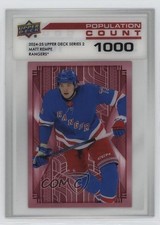 2024-25 Upper Deck Series 2 Population Count 1000 /1000 Matt Rempe #PC-34 v3u