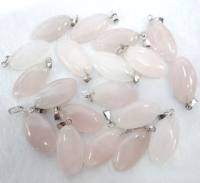 50pcs natural roses stone horse eye pendants beads jewelry making 14x22mm @zx