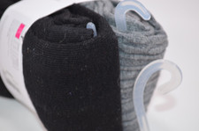 Elli Sweater Tights By Capelli For Girls Size 12/14 2 pairs  Black  Gray NEW