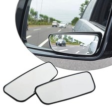 2-Pack Car Blind Spot Mirror, 3.7" x 1.4" Curved Wideangle, High-Definition