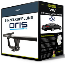 Starre Anhängerkupplung für VW Passat Limousine 08.2010-12.2014 B7 Typ 362 Oris
