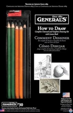 General Pencil 30GP How to Draw Kit - Assorted Art Supplies for Masterpieces