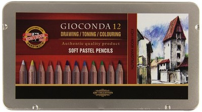 Artist's Soft Pastel Pencils (Set of 12)