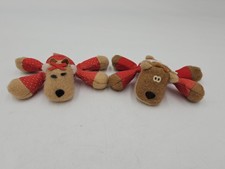 1988 Rodney and Friends Ramona Reindeer Beanie Plush Hallmark Sleeping Heartline