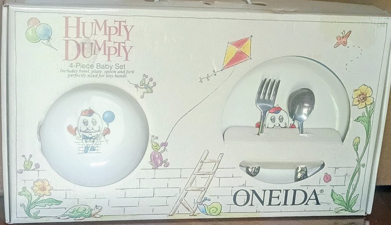 Oneida Humpty Dumpty 4 peice baby set