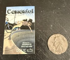 Cemental Skateboard Zine Sticker! Rare! Issue 25! Pools! Pipes! DIY’S!