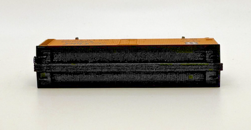 N Scale Kadee "S.F.R.D." Yellow Refrigerator Freight Car No Box #2 - Picture 6 of 7