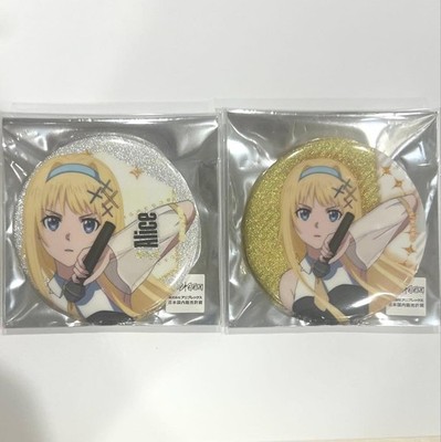 SAO Alice Glitter Can Badge  Karaoke no Tetsujin / Karatetsu On Stage, SAO,